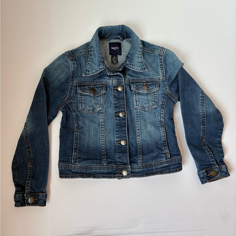 Girls GAP Kids Denim Jacket Small - Picture 1 of 6